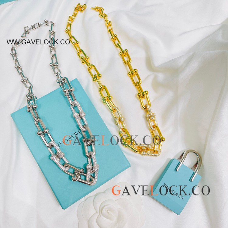 Tiffaany Hardwear Necklace Wrap Pendant with Diamond